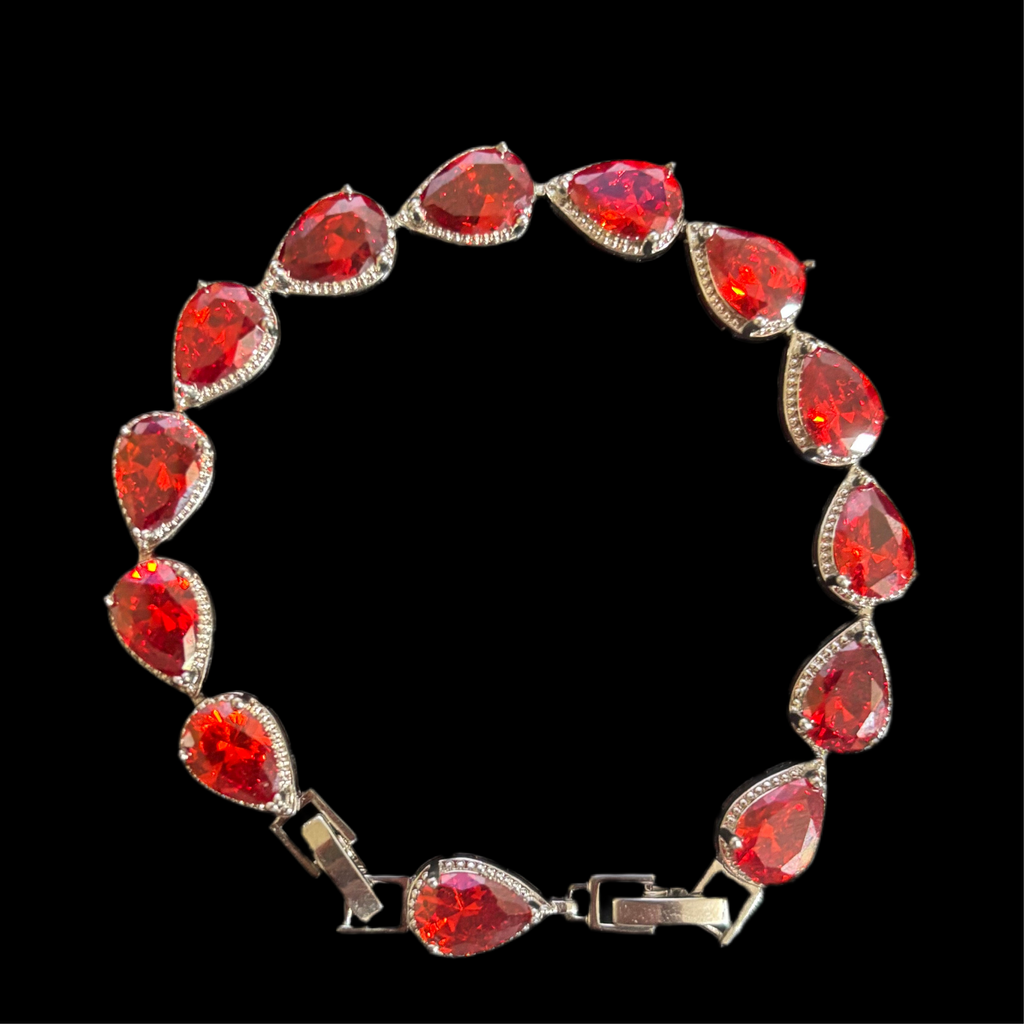 Teardrop Red Bracelet