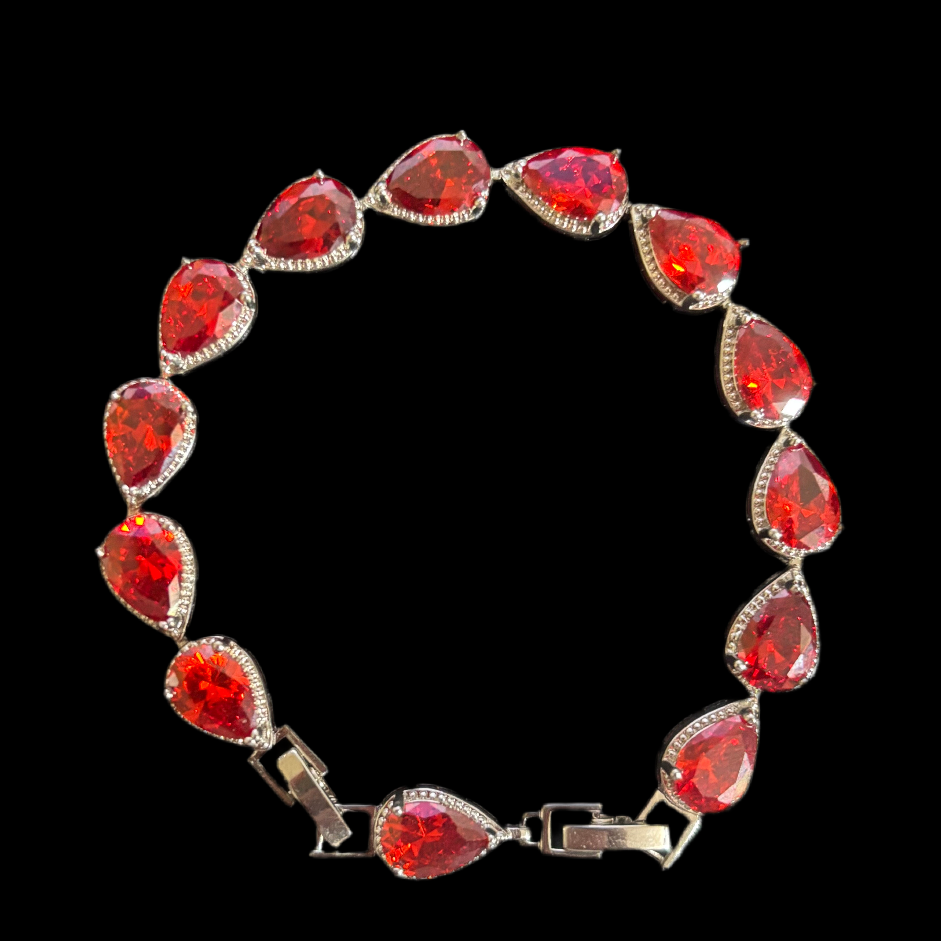 Teardrop Red Bracelet