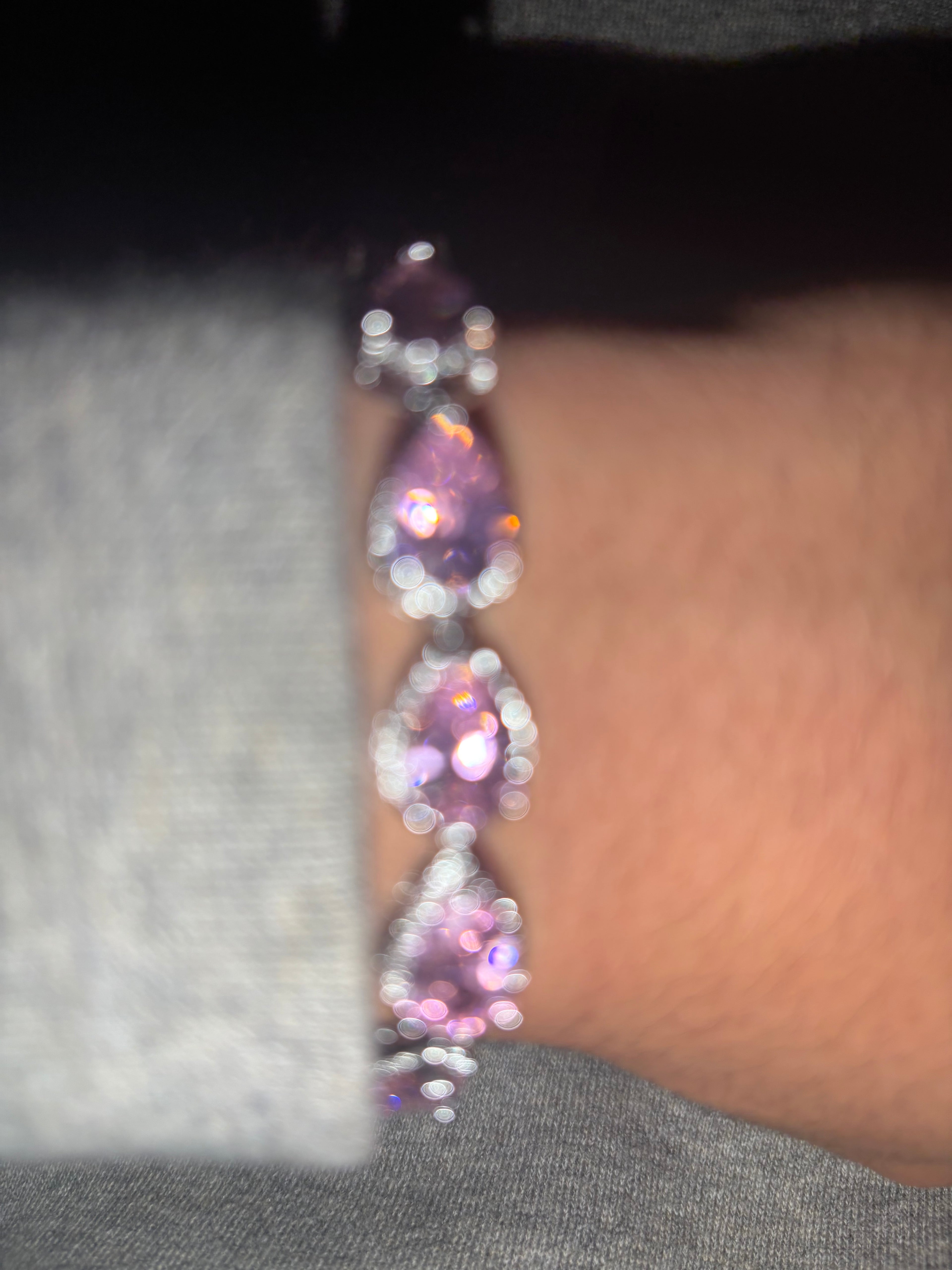 Teardrop Pink Bracelet
